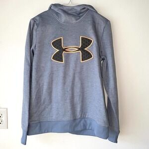 Under Armour Women’s Hoodie NWT Sweatshirt Semi Fitted Cold Gear Blue gray S